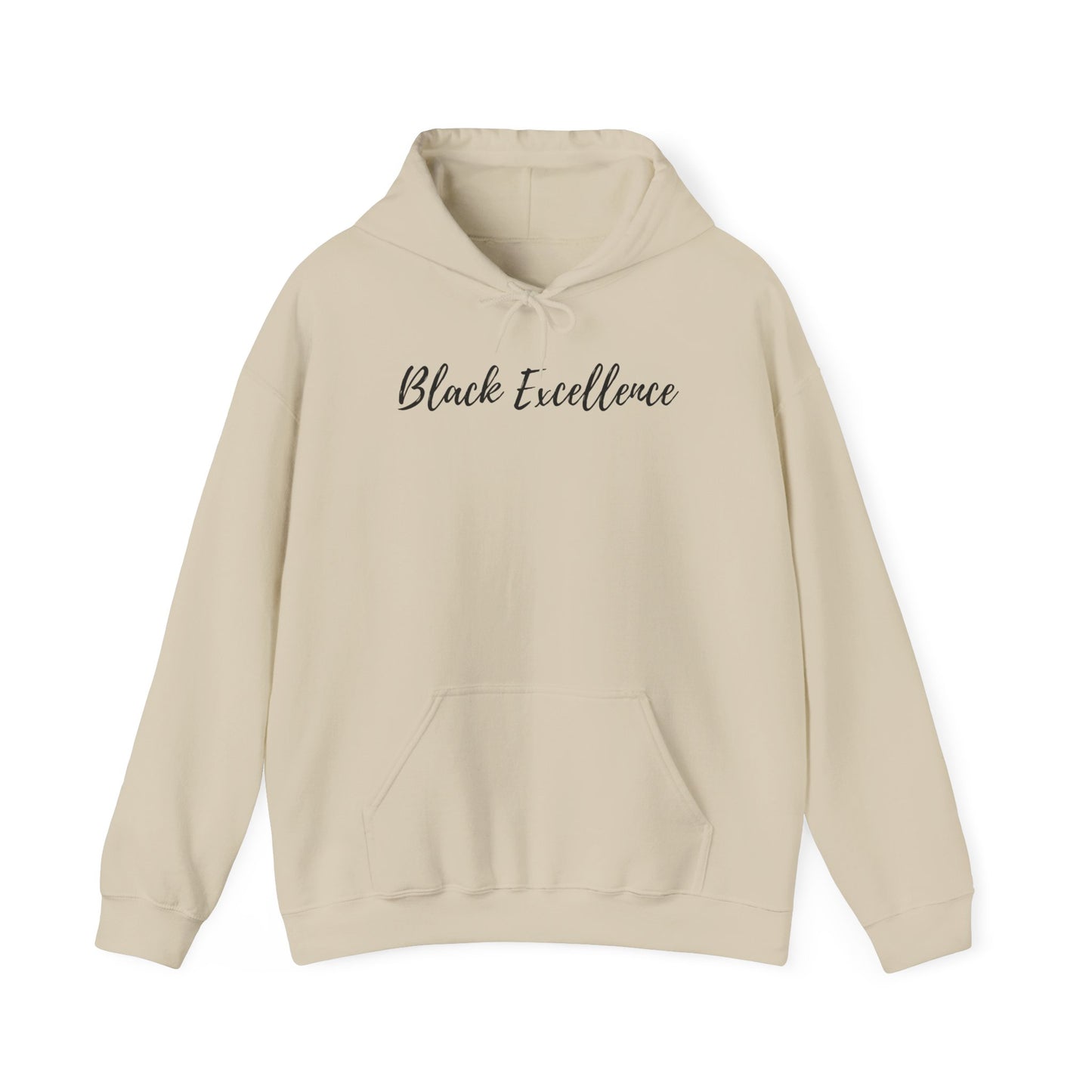 Black Excellence Hooded Sweatshirt