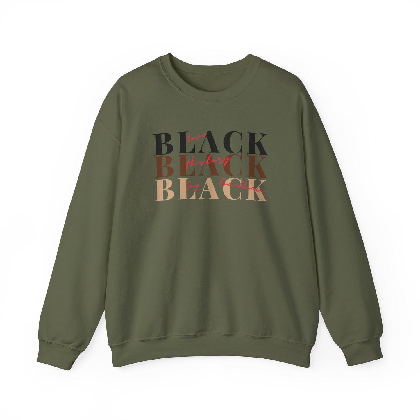 Black Confidence Crewneck Sweatshirt