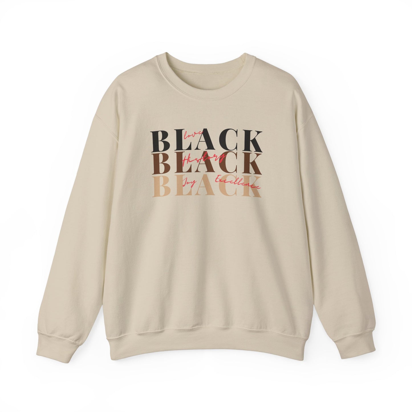 Black Confidence Crewneck Sweatshirt