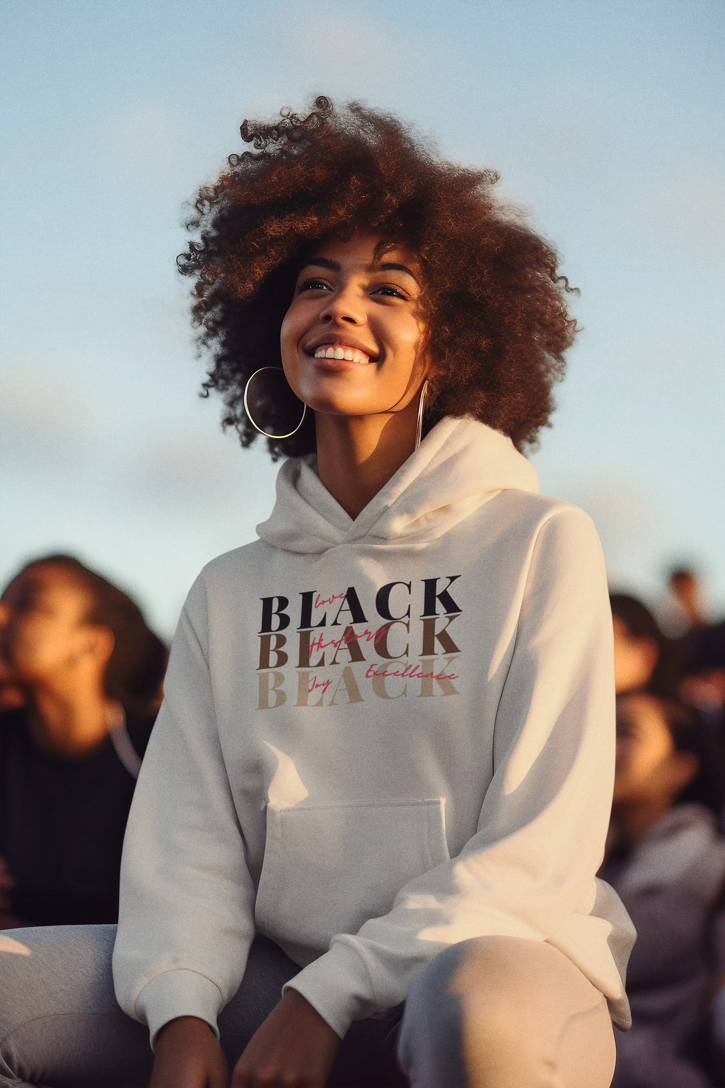 Black Confidence Hoodie