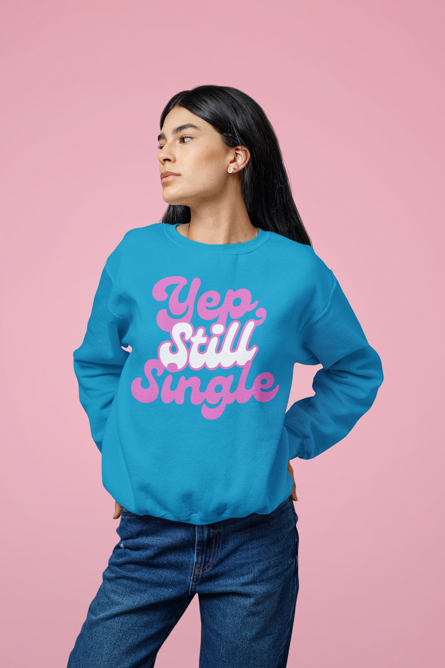 Yep, Still Single Crewneck