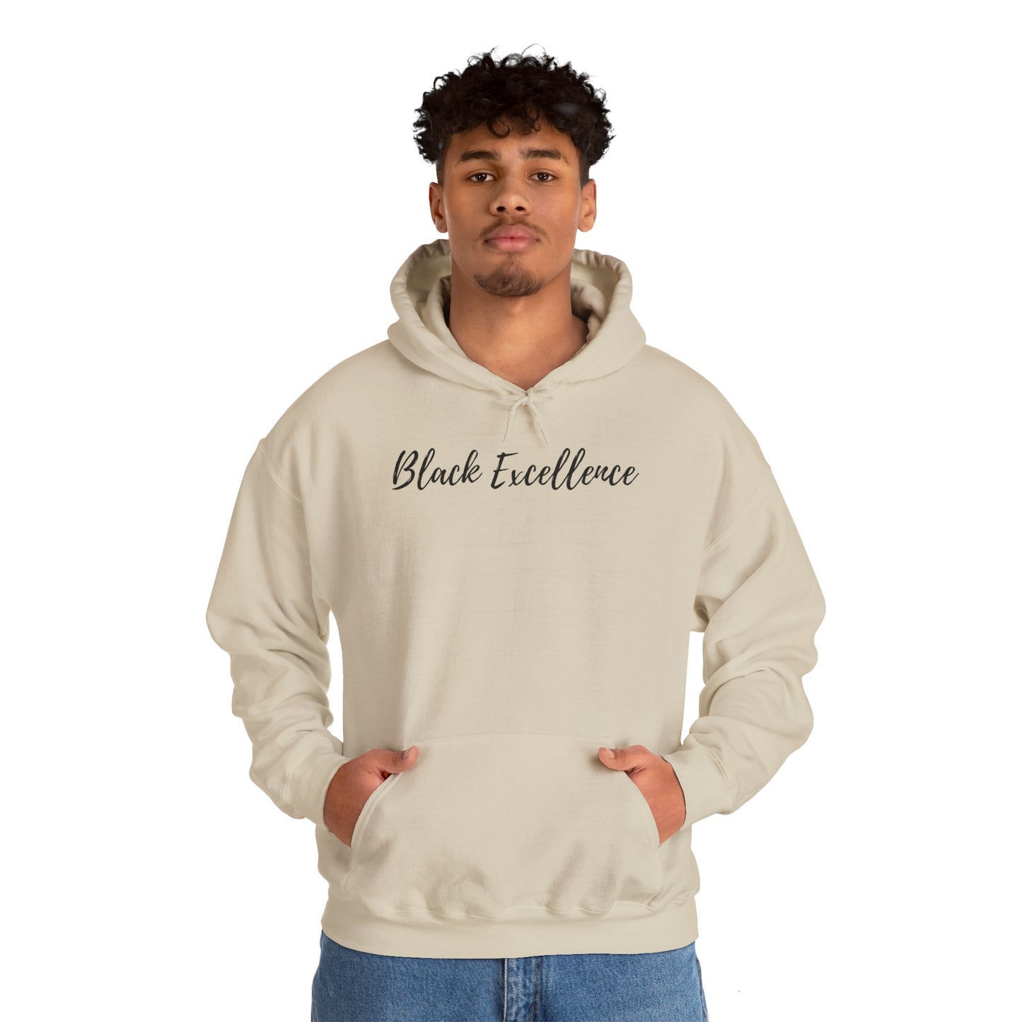 Black Excellence Hooded Sweatshirt