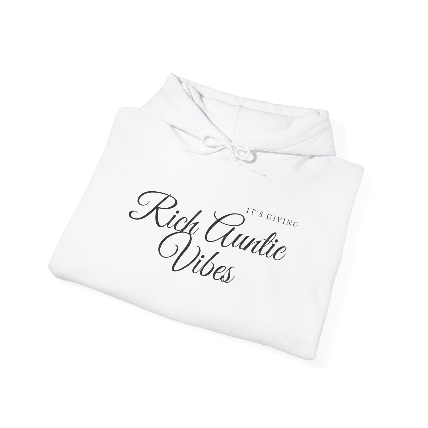 Rich Aunty Vibes Hooded Sweatshirt